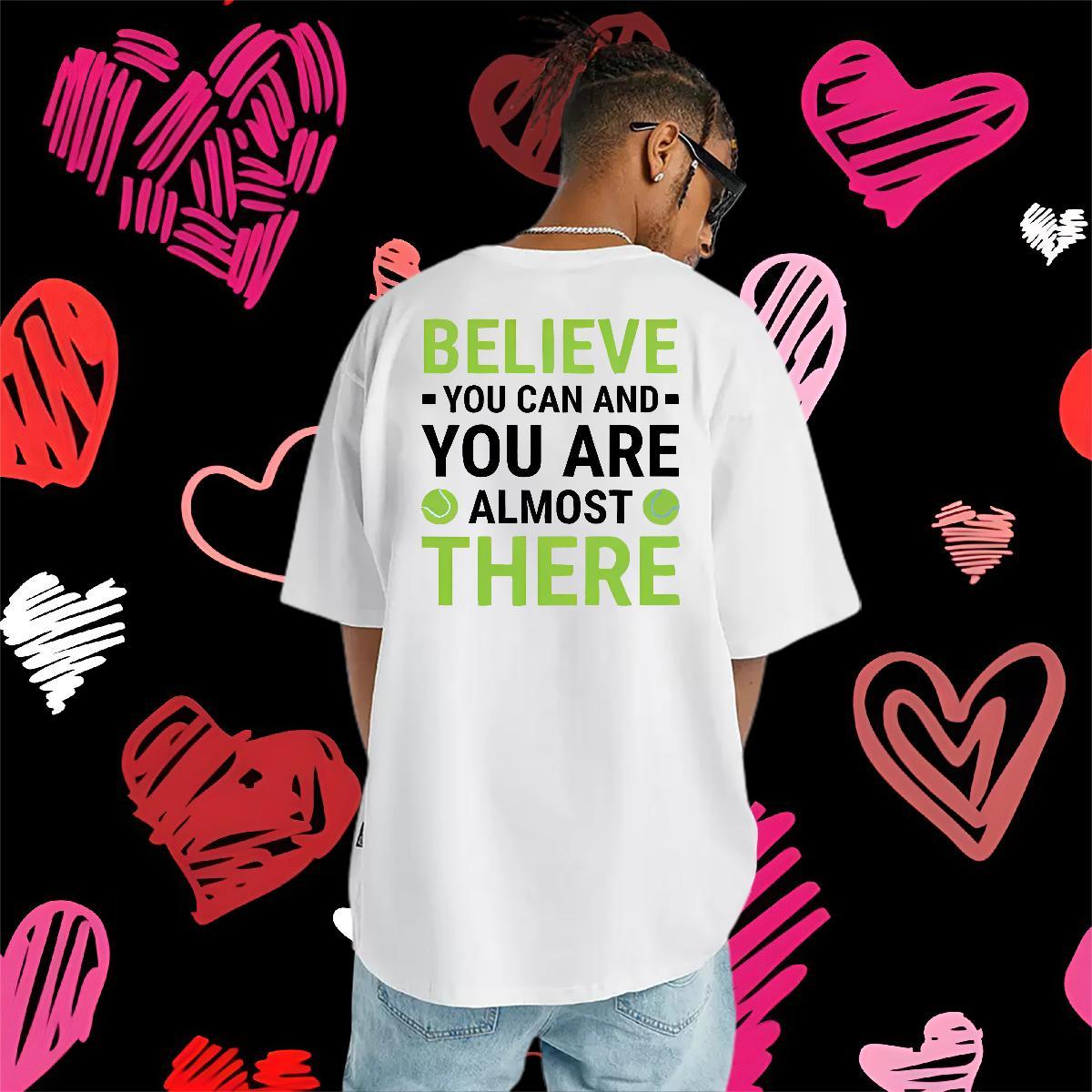 Classic T-Shirts for Men letter Wear 100% Cotton 230g Summer Casual Comfortable DIY Anime O Neck Short Sleeves Tshirt for Man Woman