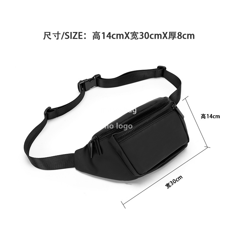 New crossbody fashion brand single shoulder chest all waterproof small body bag men's diagonal waist pack da26