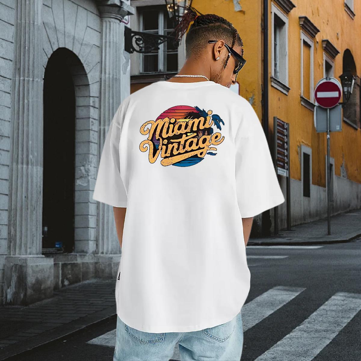 Fashion Casual T-Shirts letter Tees 230g Cotton Hip Hop Street Loose Graphic Breathable Crew Neck Couples T Shirts