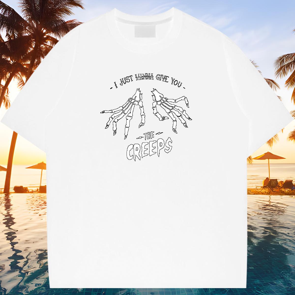 Wholesale T Shirts Men skull Tshirts 100% Cotton 230g Hip Hop Street Loose Fit Asian Size Pure Cotton Men Clothes T-Shirt