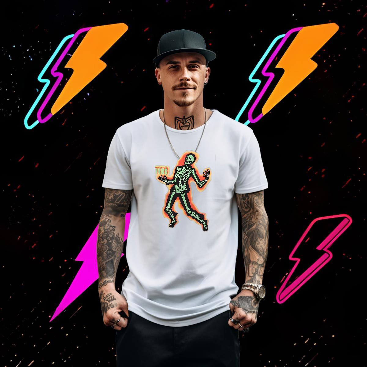 2024 Summer Mens T Shirts skull Wear 100% Cotton 230g Casual Beach Designer Cartoon Printing L-4XL Breathable Soft Tshirt for Man Woman