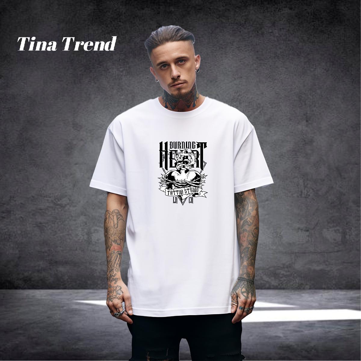 Fashion Design T Shirts Men skull Clothes 230g Cotton Hip Hop Designer Graphic Breathable Crew Neck Couples T Shirts