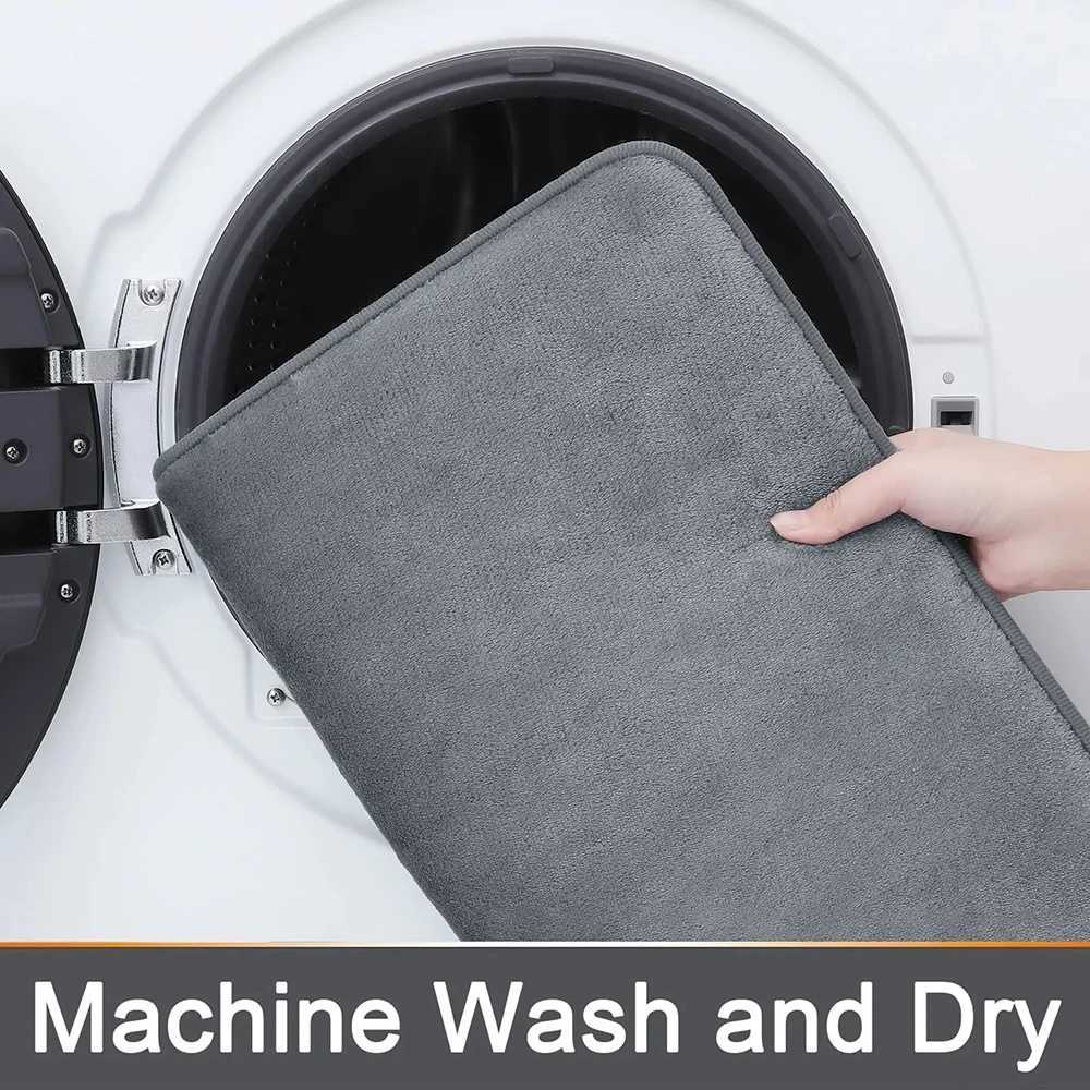 New Silicone Bath Mat Non-Slip Shower Bathroom Rug Memory Foam Carpet Soft Foot Mat Stone Floor Super Absorbent Quick Dry RugXJ240807