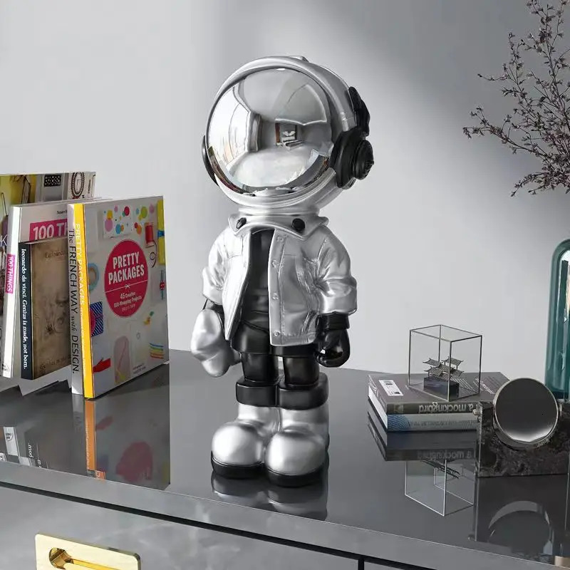 Artlovin Creative Resin Cartoon Astronaut Statue Home Decoration Images Desktop Decoration Sculptures Nordic Interior Decoration Gifts 240806