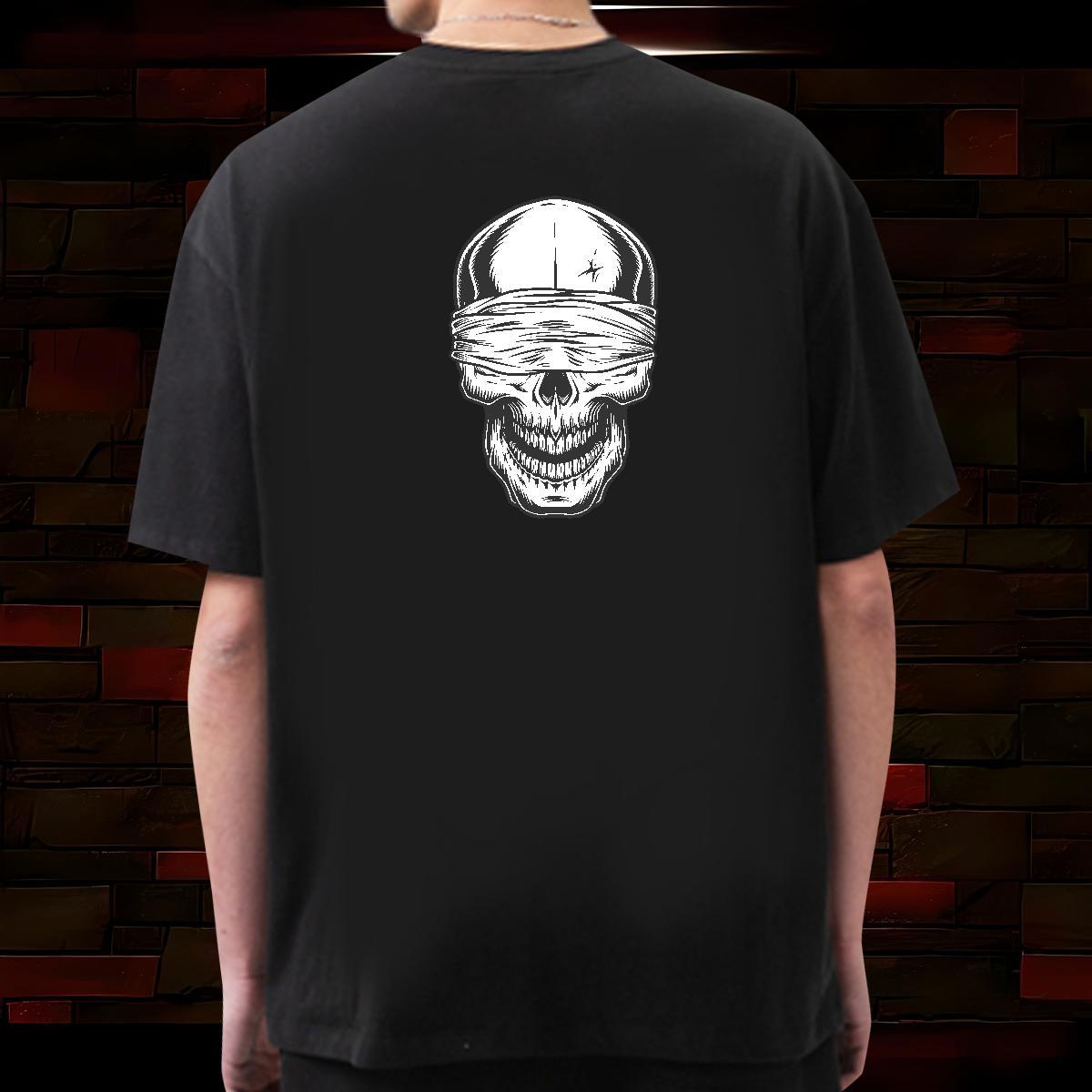 Factory Direct Men T Shirts skull Clothes 230g Cotton Street wear Hip Hop Designer Cartoon Print Round Neck Short Sleeve Couples T Shirts