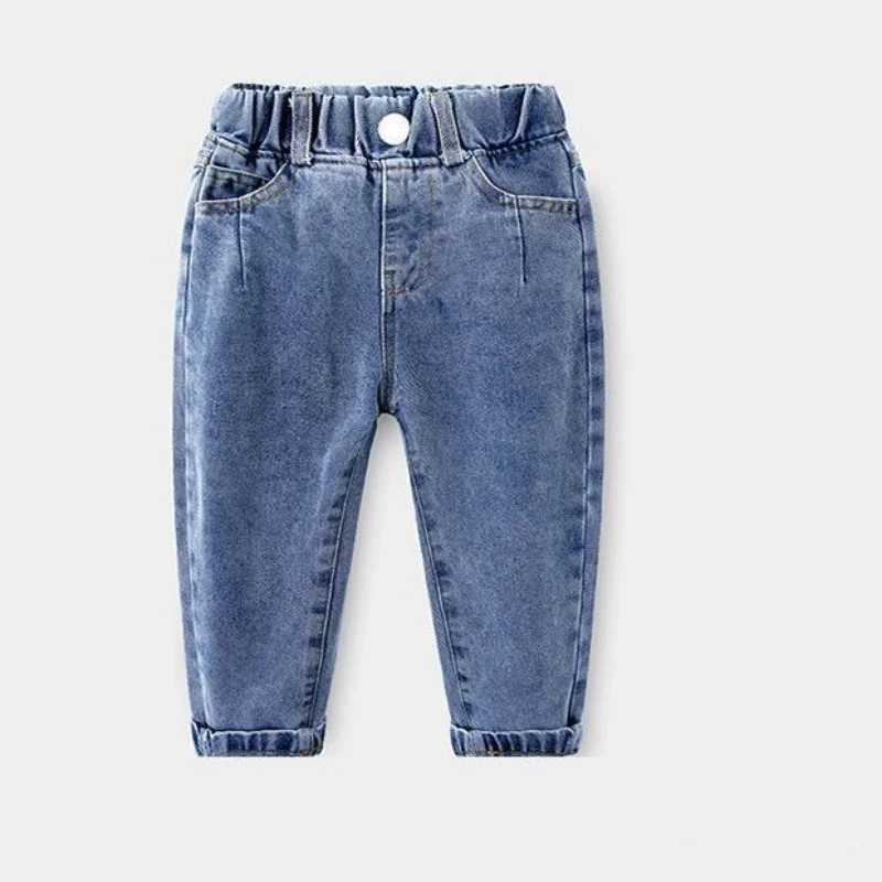 Jeans Boys Jean Pants Long Trousers Cotton 2024 New Spring Autumn Babys Kids Pants High Quality Childrens Clothing