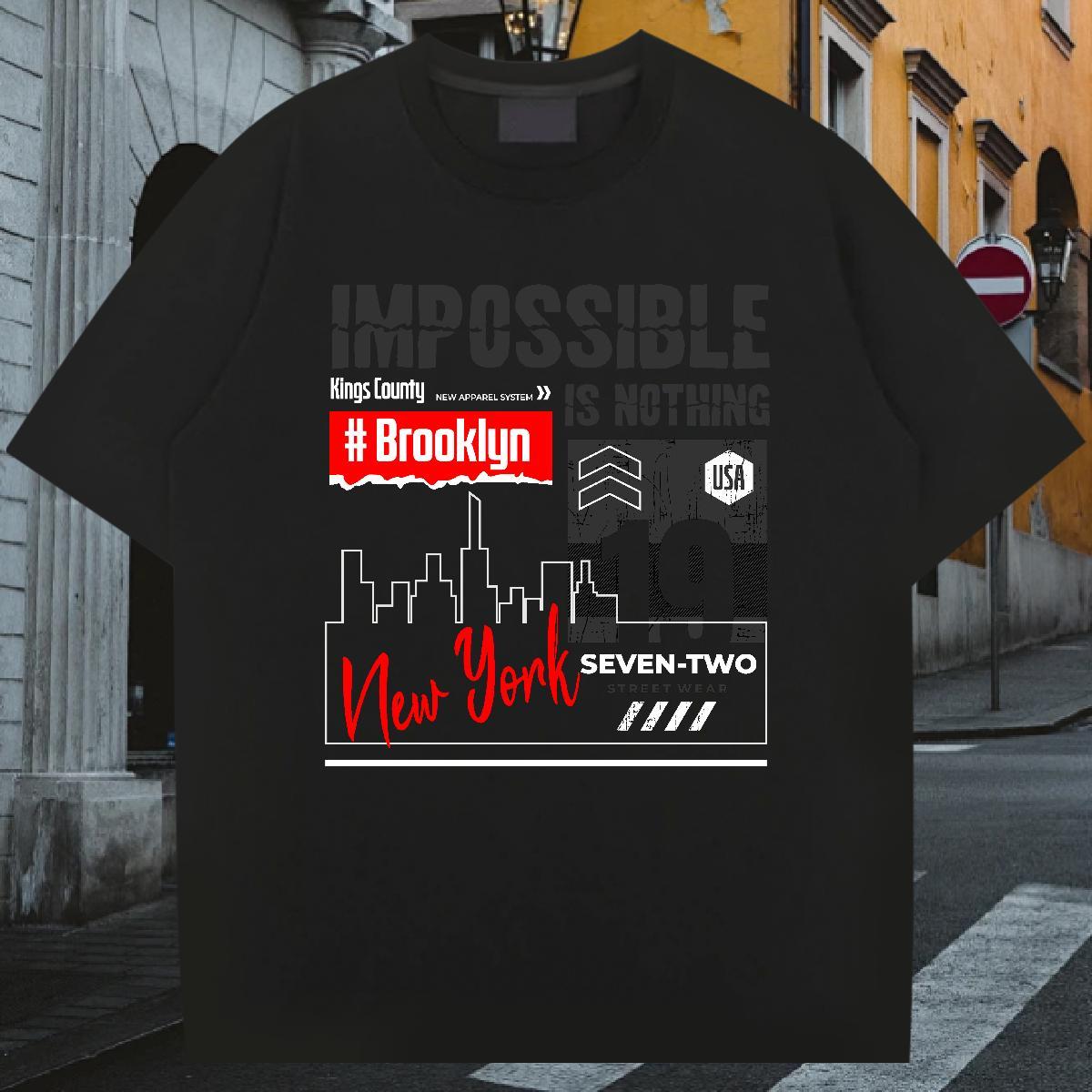 Classic Man T Shirts letter Tshirts 100% Cotton 230g Street Casual Loose Custom Print Oversized O-Neck Short Sleeve Men Tops Tees