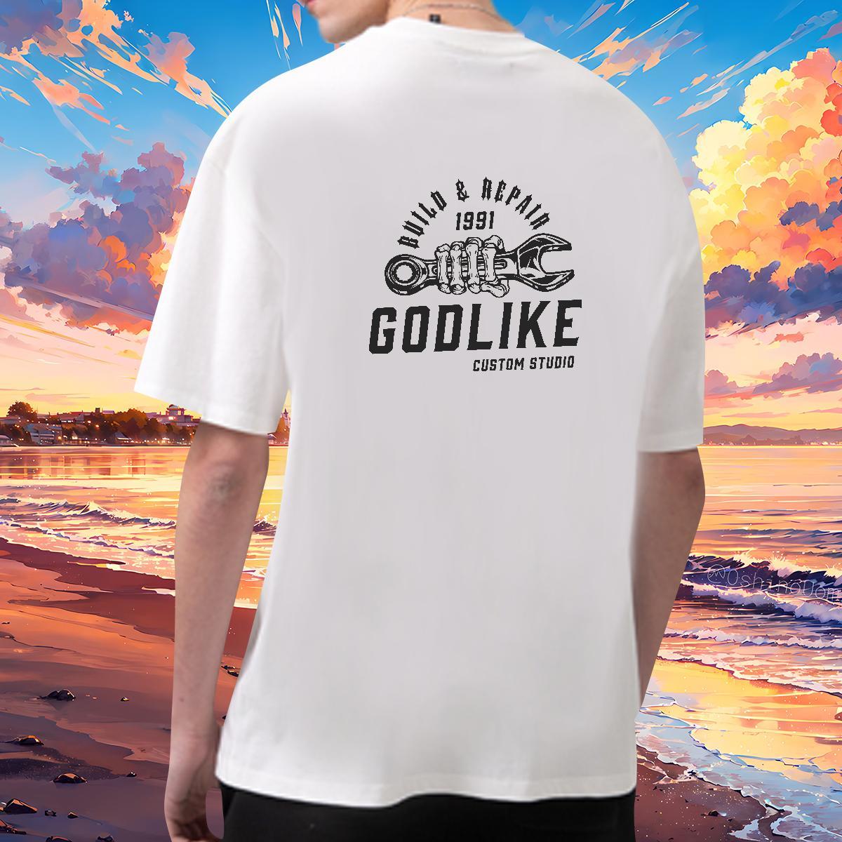 Custom T Shirts Men tool Tops 230g Cotton Street Wear Comfortable Customized Breathable Short Sleeve Men Tshirts