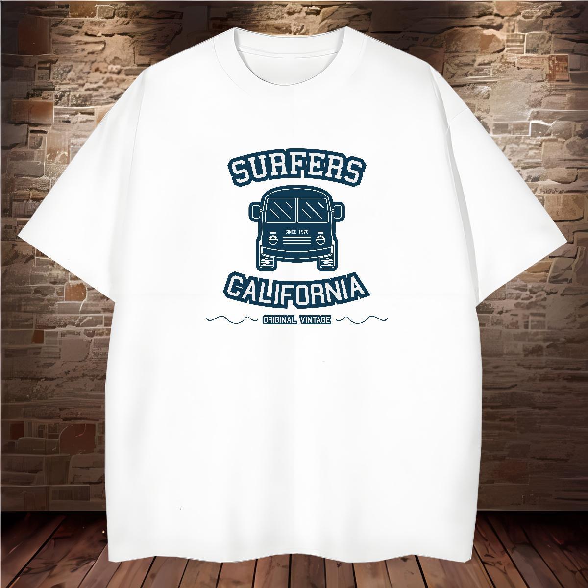 2024 New Men T Shirts letter Wear 230g 100% Cotton Casual Daily Wear Brand Custom Big Size Breathable Crew Neck Men Tees