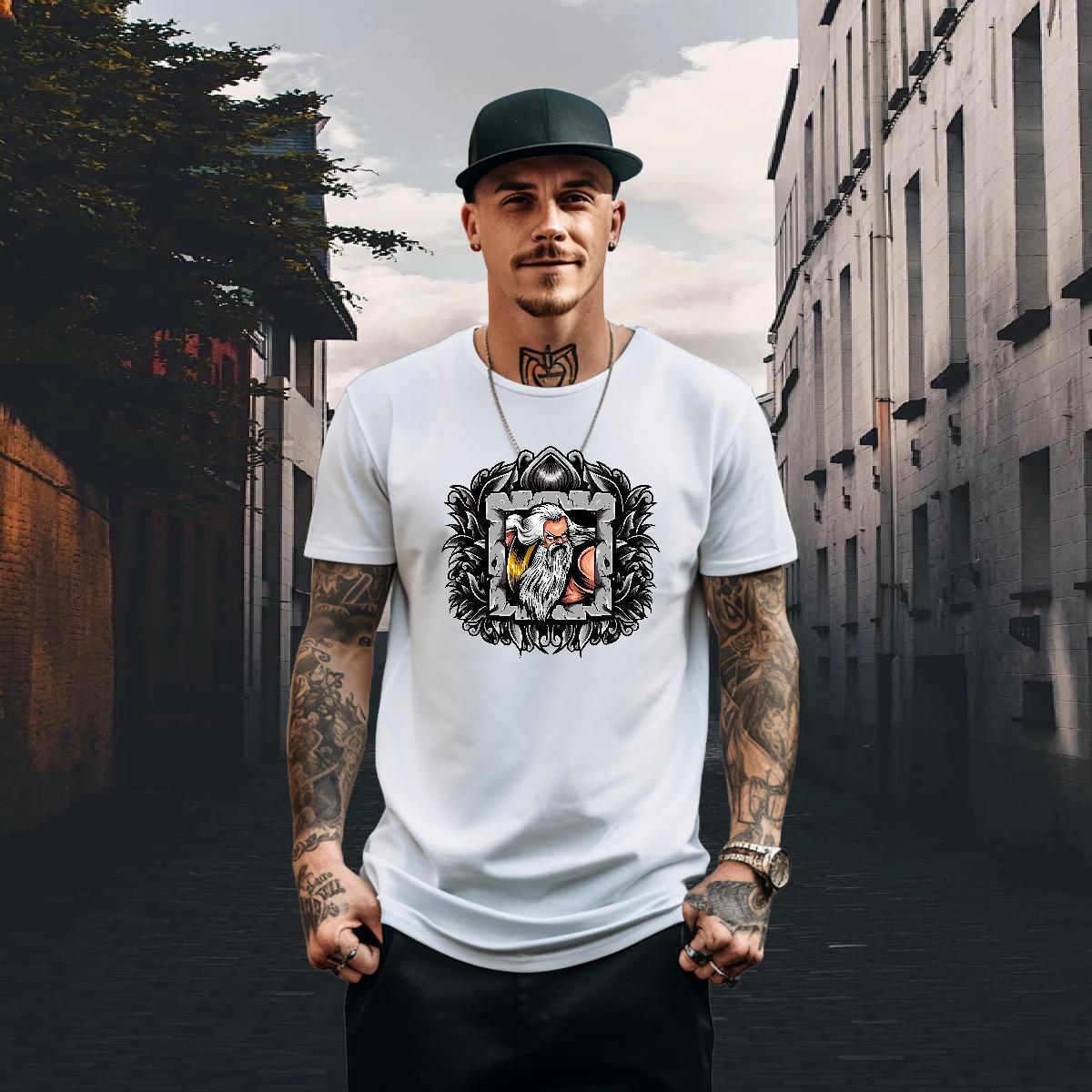 DIY Mens T Shirts portrait Tees 230g Pure Cotton Street Unisex DIY Printed Crew Neck Tshirt for Man Woman