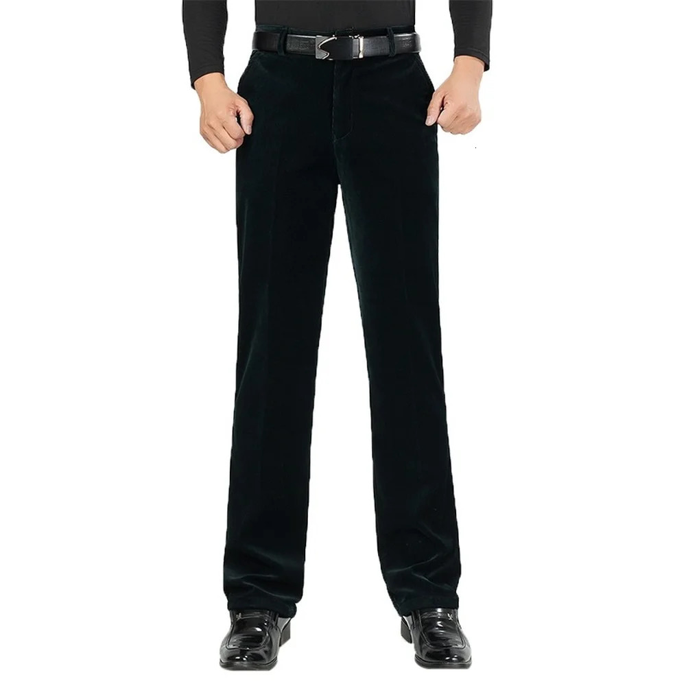 Autumn mens classic Corduroy formal set ultrathin fit business fashion plus size wedding dress 3XMR37 240809