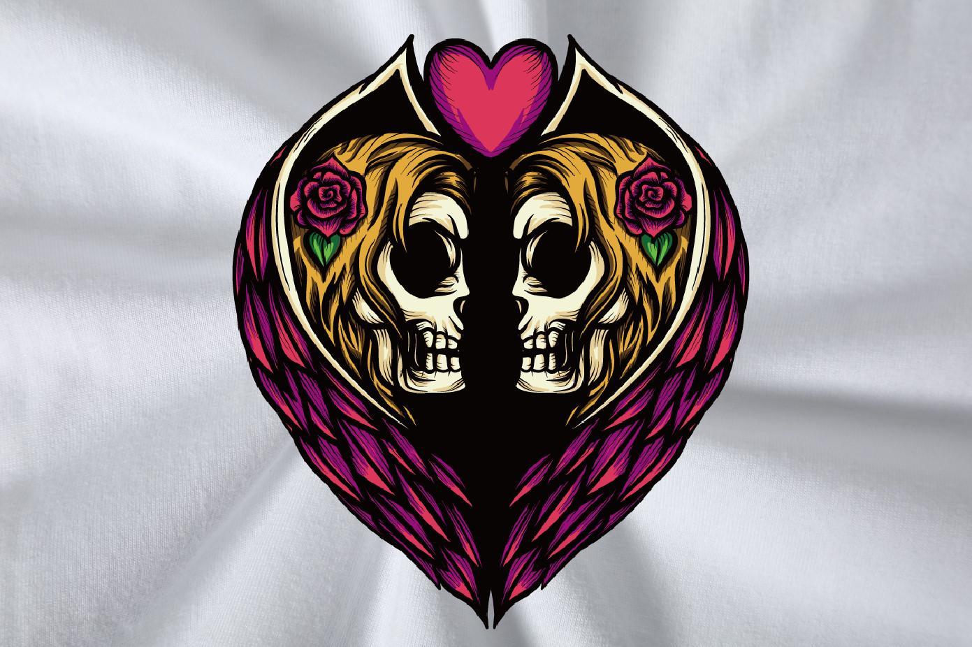 Factory Direct T Shirt For Man skull Top Tees 230g Pure Cotton Hip Hop Loose Fit Custom Anime Crew Neck Couples T Shirts