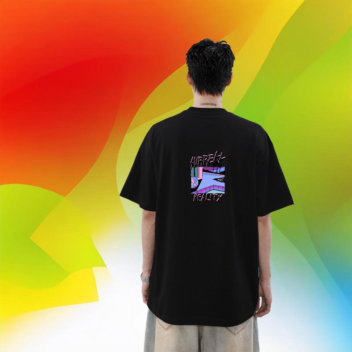 Fashion Design Man T Shirts beach Tops Shirt 230g Cotton Hip Hop Popular Cartoon Print Breathable Short Sleeve Mens Tshirts