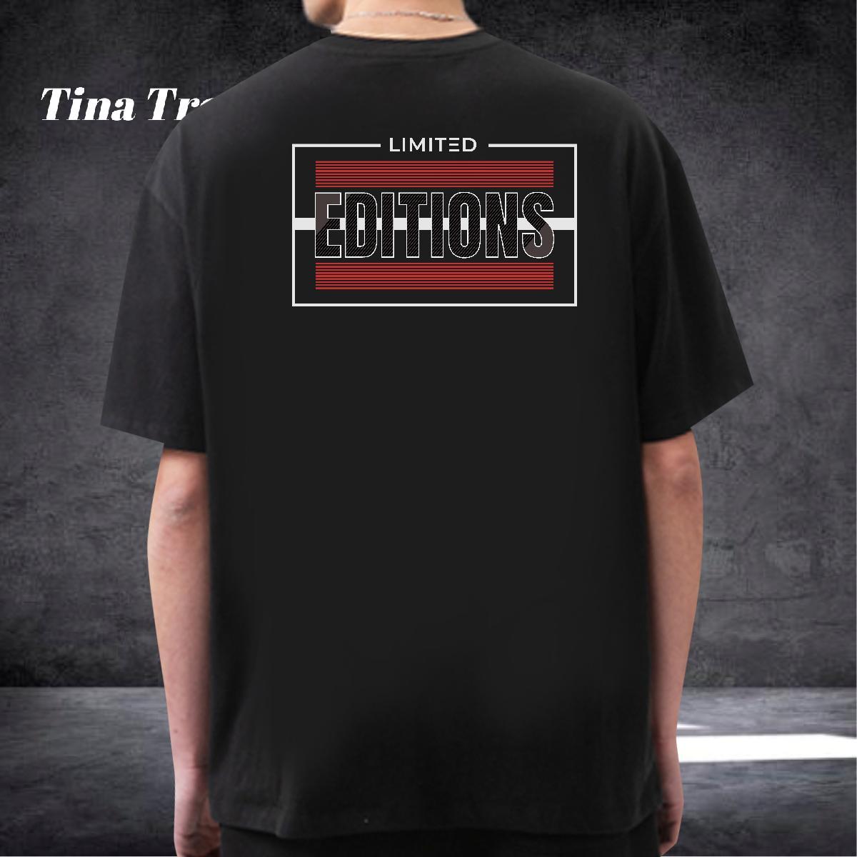Fashion New T-Shirts letter Tops 100% Cotton 230g Street wear Hip Hop Loose Fit Plus Size Cartoon O Neck Short Sleeves Tshirts