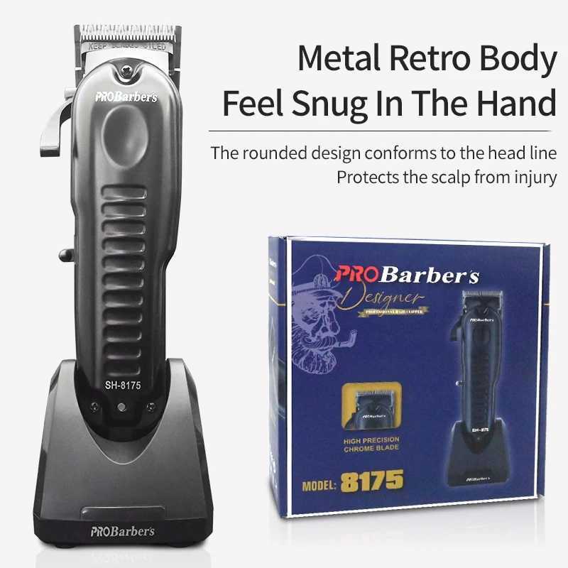 Probarbers 8175 Professional Hair Trimmer Rechargeable Electric Hair Clipper and Mens Hair Clipper W240806