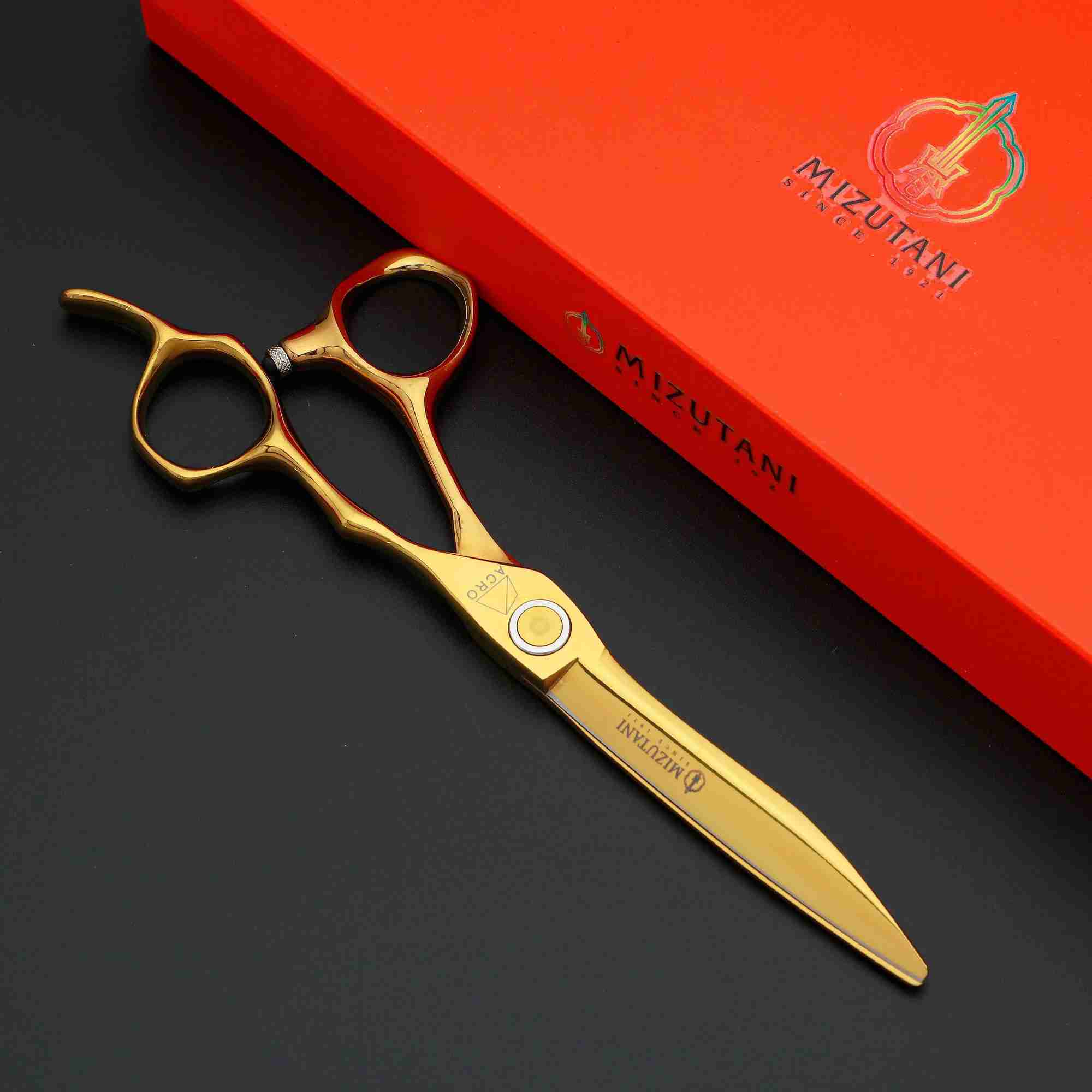 MIZUTANI barber Scissors professional hairdressing scissors 6.0 inch 440C material Hair cutting machine Hair cutting scissorsXJ240807
