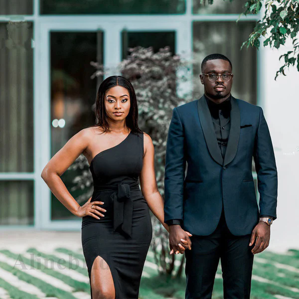 Black Bridesmaid Dresses Mermaid One Shoulder Prom Dress Wedding Guest Evening Gowns Custom Made Vestido De Novia