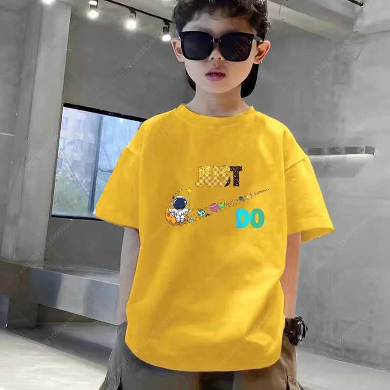 2024 New Summer Baby Boy Kavay T-shirt Childrens Clothing Top Girls Clothing Youth T-shirt Camisetas Top Free Delivery Cotton ShirtW240718
