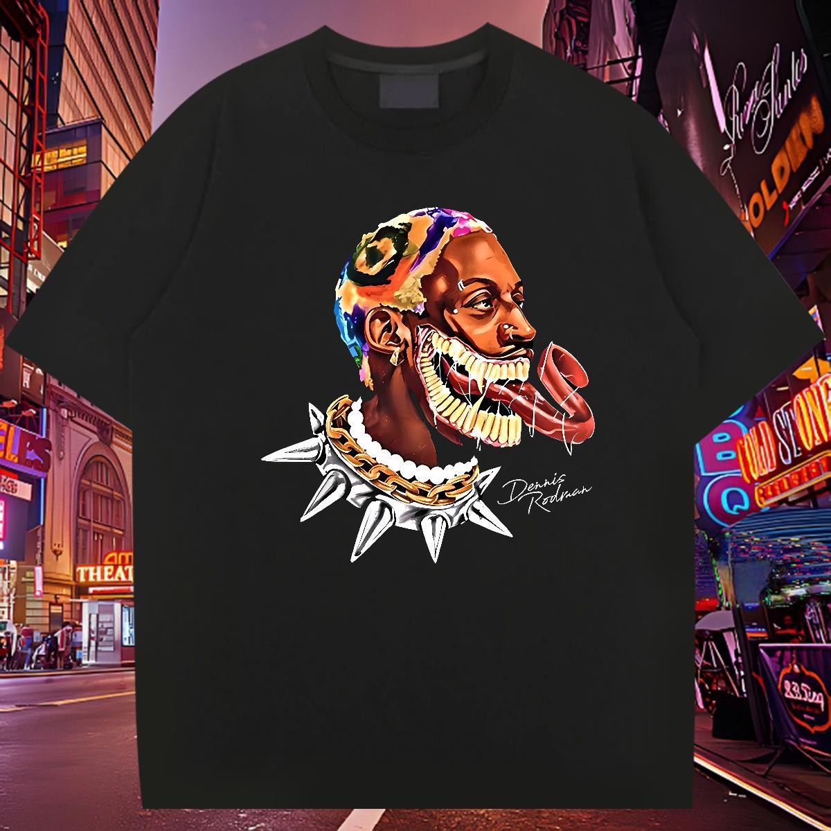 Designer T Shirt For Man portrait Wear 230g 100% Cotton Summer Casual High Quality DIY Printed Breathable Short Sleeve Men Tshirts