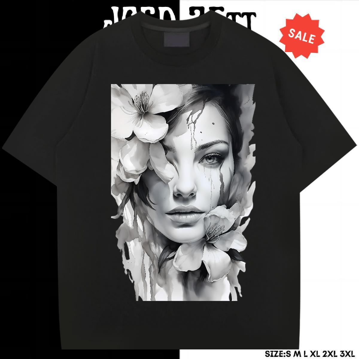 2024 New T Shirts Men women Tops 230g 100% Cotton High Street Hip Hop Comfortable Plus Size Cartoon Breathable Short Sleeve Men Tshirts