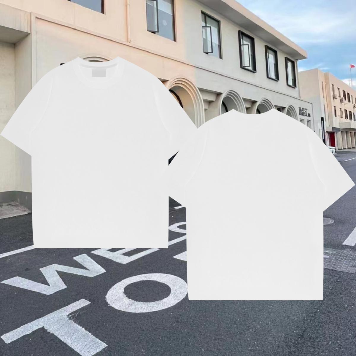 Custom Men T Shirts skull Tee Shirt 230g 100% Cotton Street wear Hip Hop Designer Anime Print Breathable Short Sleeve Men Tops Tees