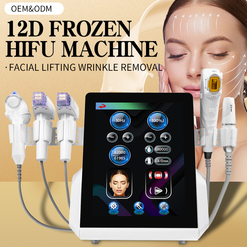 Hot Hot 2025 Upgrade Version 4 In 1 Ice HIFU Anti-Aging RF Microneedle Skin Firming 12D Vmax Wrinkle Removal Single/Multi-Row Point Ultrasound Fine Li