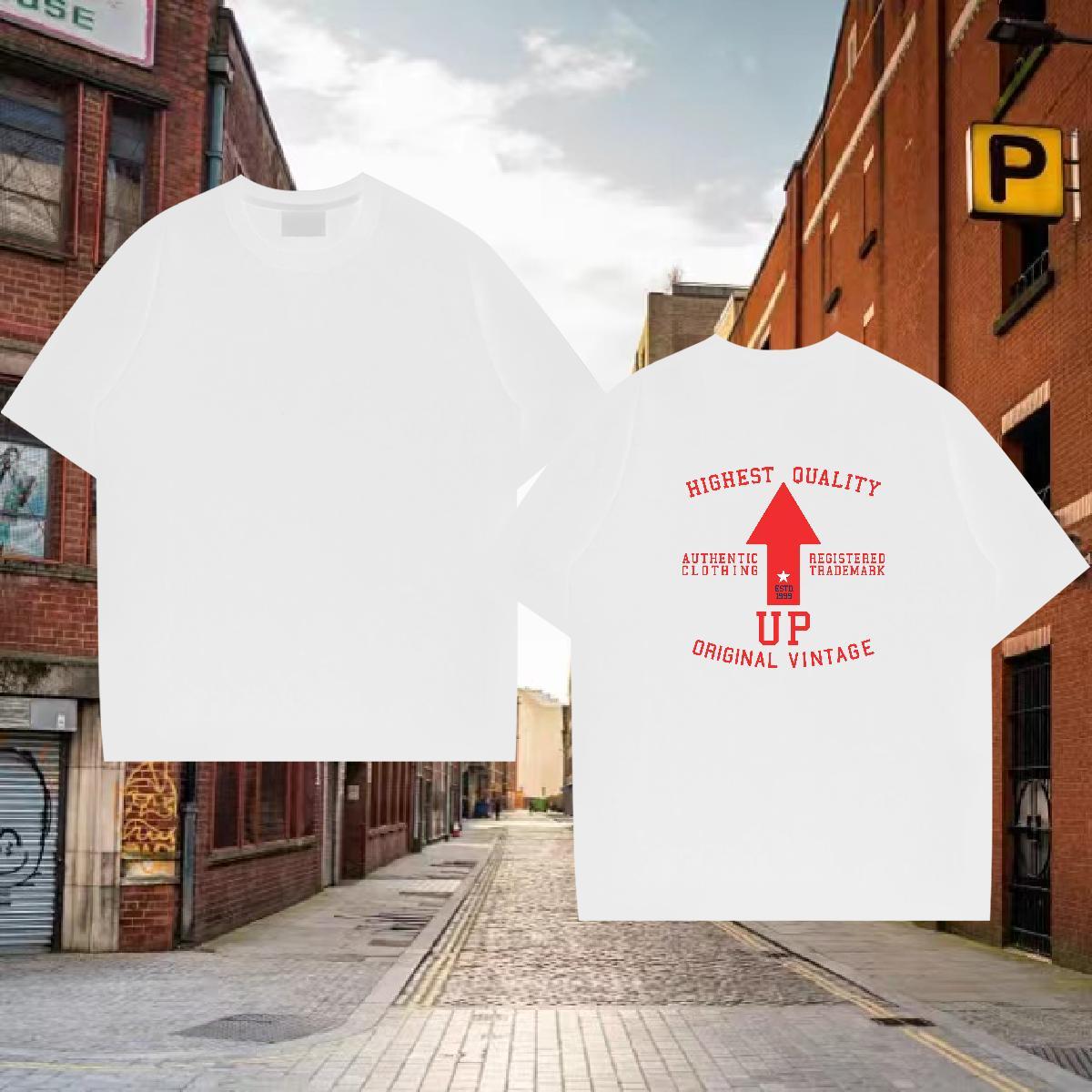 Wholesale T Shirt For Man letter Tops Shirt 230g Cotton Sports Casual Classic Asian Size Breathable Tshirt for Man Woman