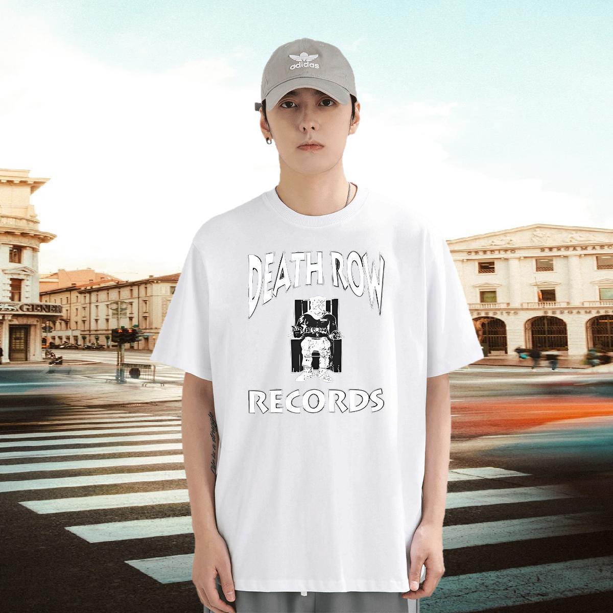 Classic T-Shirts for Men letter Top Tees 230g 100% Cotton Casual Popular Custom Printing Breathable Short Sleeve Tshirt for Man Woman