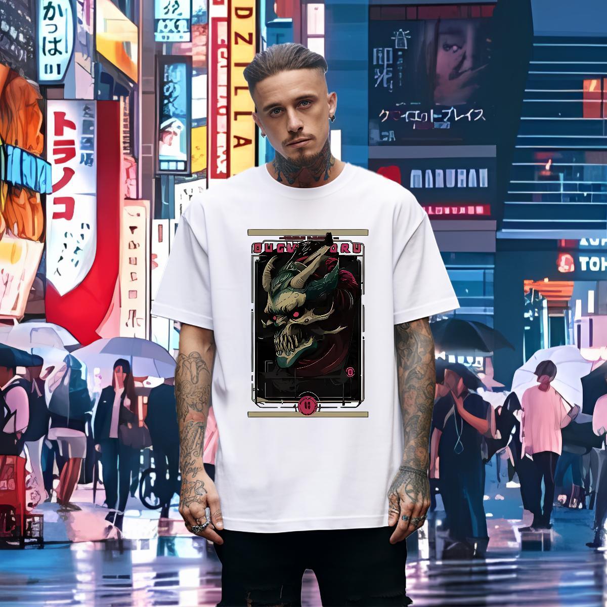 Factory Direct T shirt skull Tops Tees 230g Cotton Summer Casual Classic Cartoon Printing L-4XL Breathable Soft Men Tops Tees