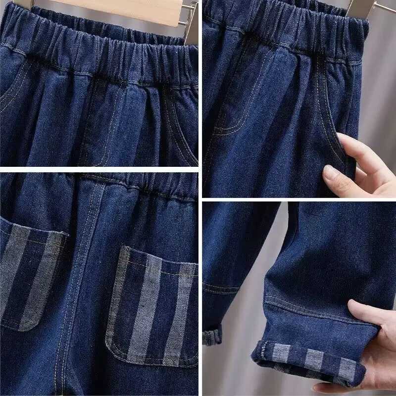 Jeans 2 4 6 7Y Kids Boys Jeans Spring and Autumn New Childrens Baby Casual Pants Girls Loose Trousers Jeans