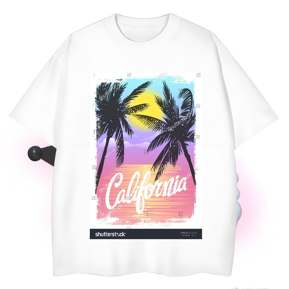 Factory Direct Man T Shirts sea Tops 230g Cotton Casual Daily Wear Cool Oversized 3XL 4XL O-Neck Short Sleeve Tshirt for Man Woman