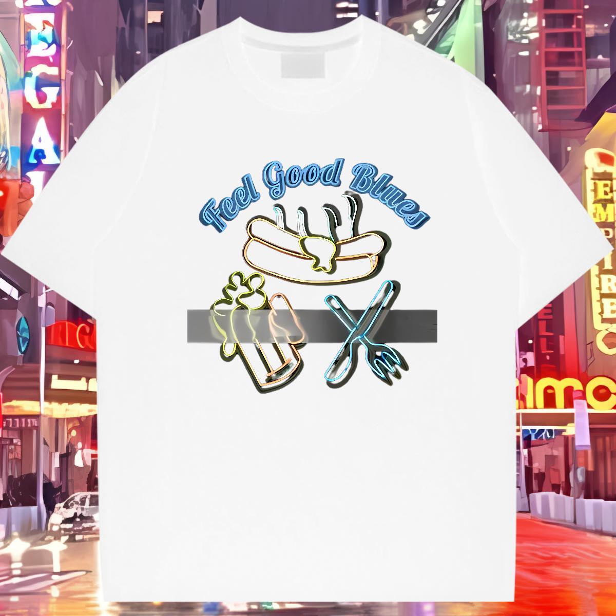 Wholesale Mens T Shirts letter Clothes 230g Pure Cotton Hip Hop Comfortable Oversized Short Sleeve Soft Tshirts