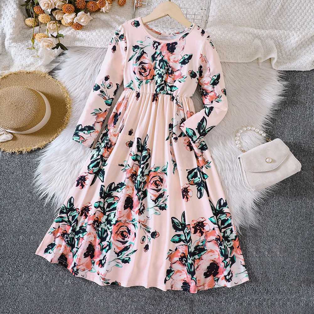 Childrens New Year Summer Autumn Winter Printed Long sleeved Womens ClothingW240720