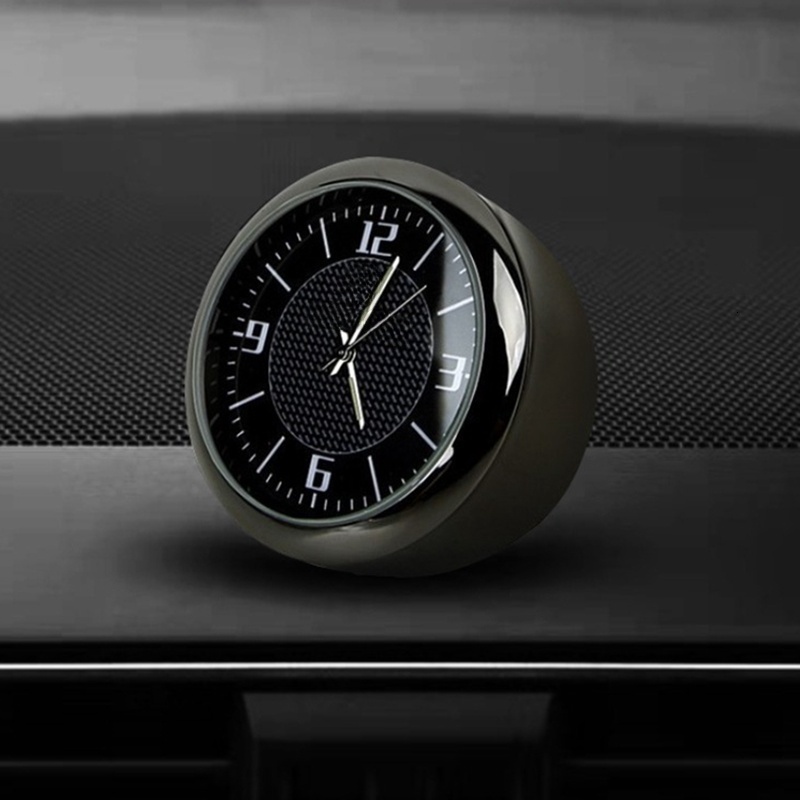 New Car Clock Luminous Mini Automobiles Internal Stick-On Digital Watch Mechanics Quartz Clocks Auto Ornament 40Mm 43Mm