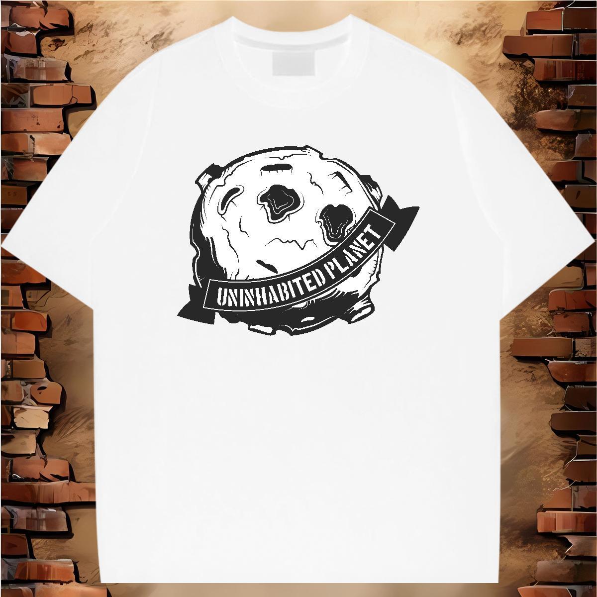 Fashion Designer Man T Shirts ET Wear 230g Cotton Hip Hop Street Cool DIY Printed Breathable Soft Couples T Shirts