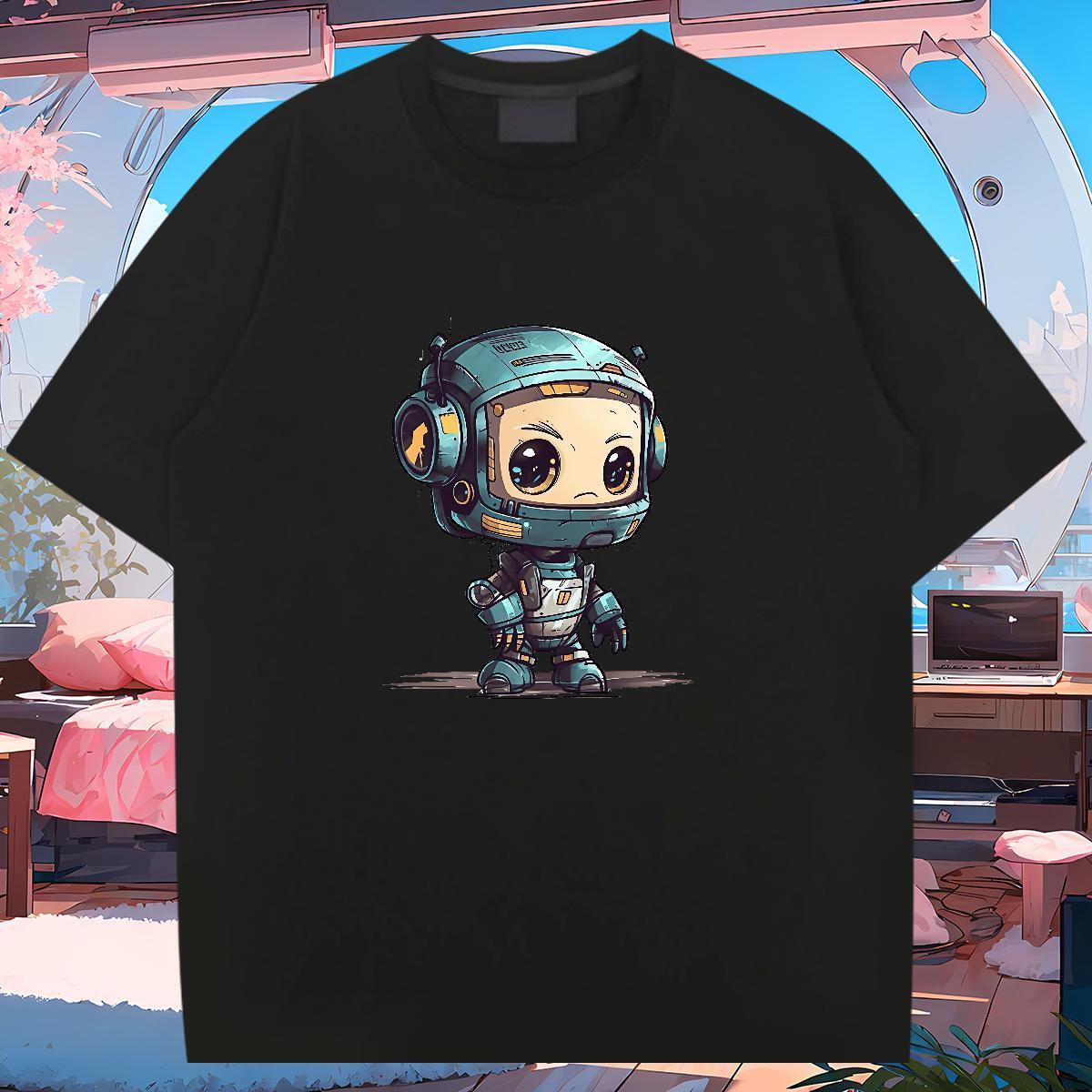 Free Shipping T-Shirts ET Tee Shirt 230g Cotton Street Loose Fit Oversized 3XL 4XL Pure Cotton Men Tshirts