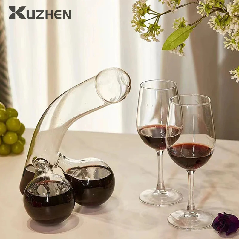 Party Alcohol Mens Birthday Gift Wine Bottle Whiskey Glass Unique and Interesting High Borosilicate Glass 240806