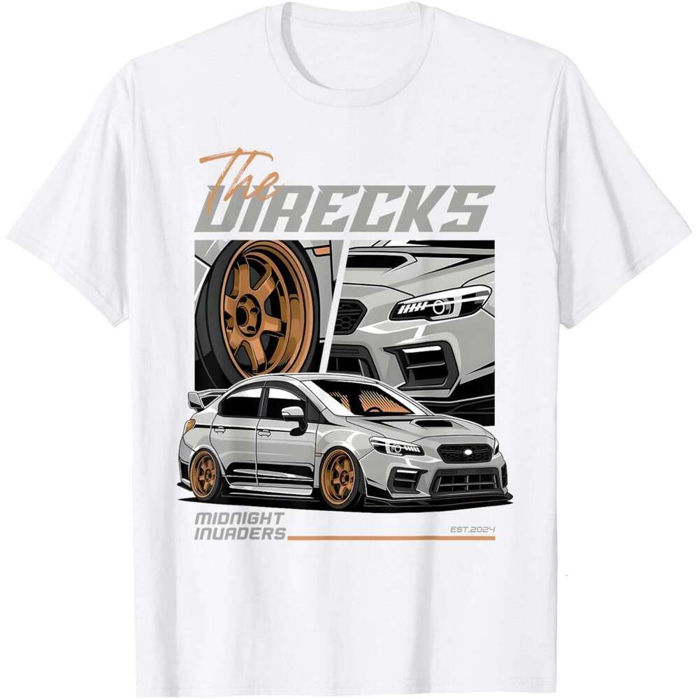 Mens T shirt Vintage Japanese Midnight JDM Ride Legendary Race Car T-Shirt shirts tshirt graphic tee Casual tops summer clothes Short sleeve