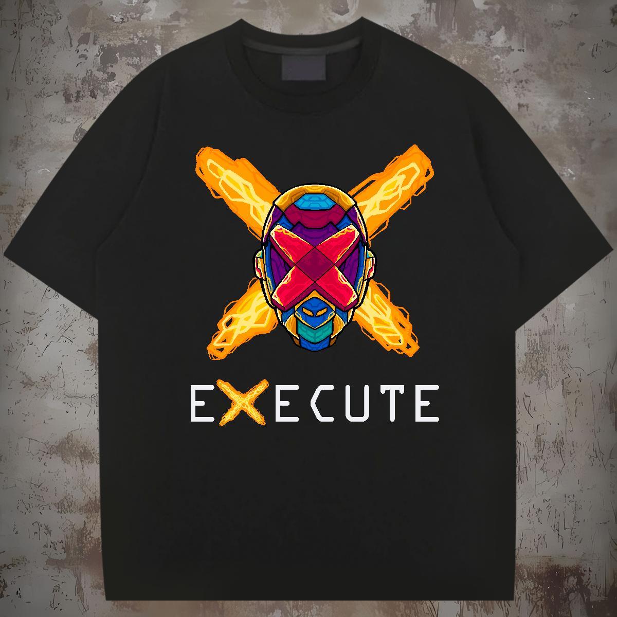 Customized T shirt ET Tops 230g Cotton Daily Outfit Popular Plus Size Cartoon Breathable Short Sleeve Men Clothes T-Shirt