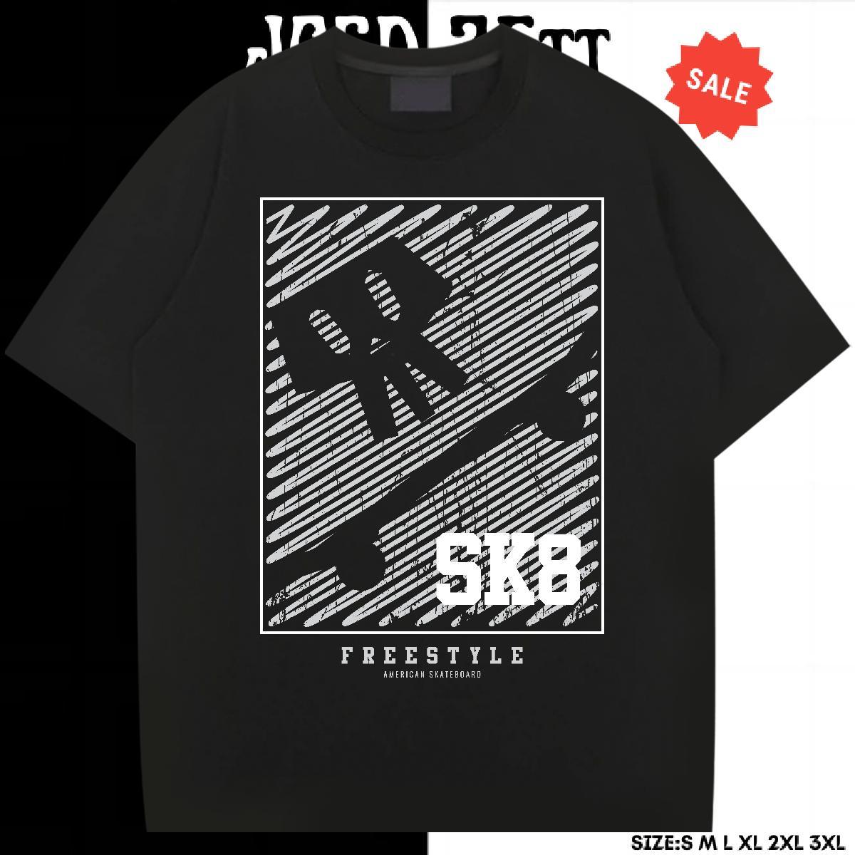 New Arrival T-Shirts skull Clothings 100% Cotton 230g Anime Printing Street Comfortable Custom Printing Breathable Short Sleeve Men Tshirts