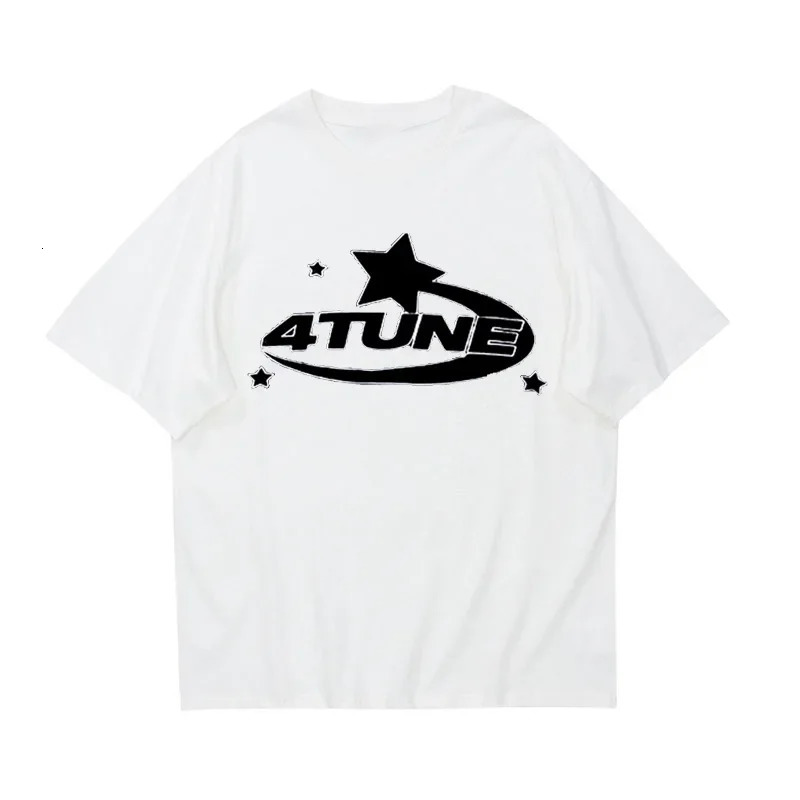 Summer T-shirt Mens Vintage Short Sleeve Harajuku Leisure Gothic Cotton T-shirt Y2K Pattern Street Apparel Aesthetics Clothing 240807