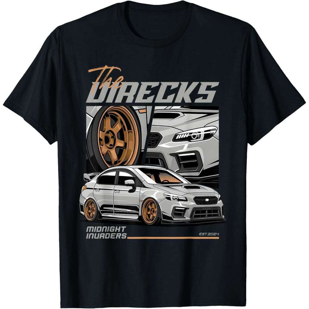 Mens T shirt Vintage Japanese Midnight JDM Ride Legendary Race Car T-Shirt shirts tshirt graphic tee Casual tops summer clothes Short sleeve