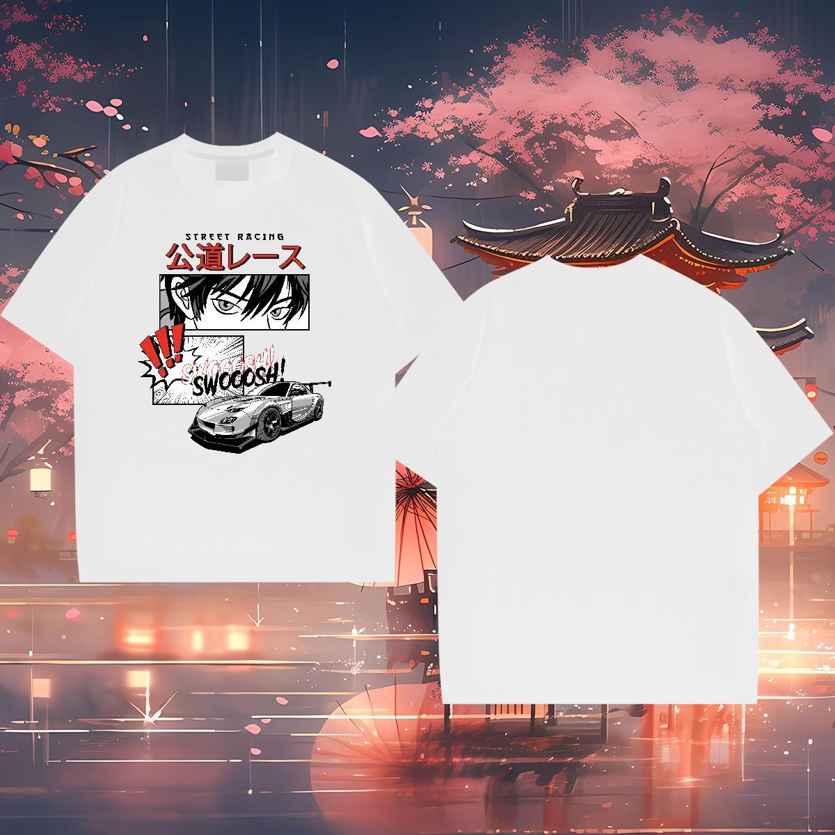 Designer Men T Shirts car Polos 230g Pure Cotton Daily Wear Brand Custom Printing O Neck Short Sleeves Men Clothes T-Shirt