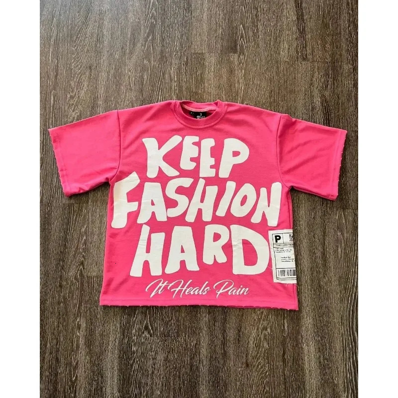 Harajuku Gothic Street TWear Y2K Large Retro Graphic Tshirt Letter Printing Professional Womens 240824