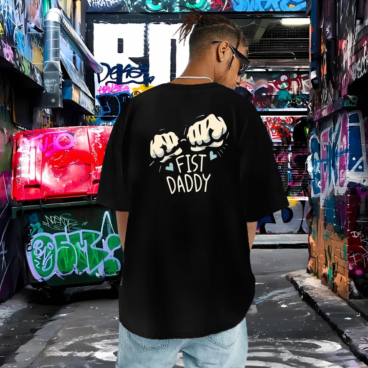 Designer Fashion T-Shirts hands Wear 230g Cotton Hip Hop TOP Quality Oversized 3XL 4XL Breathable Short Sleeve Tshirt for Man Woman