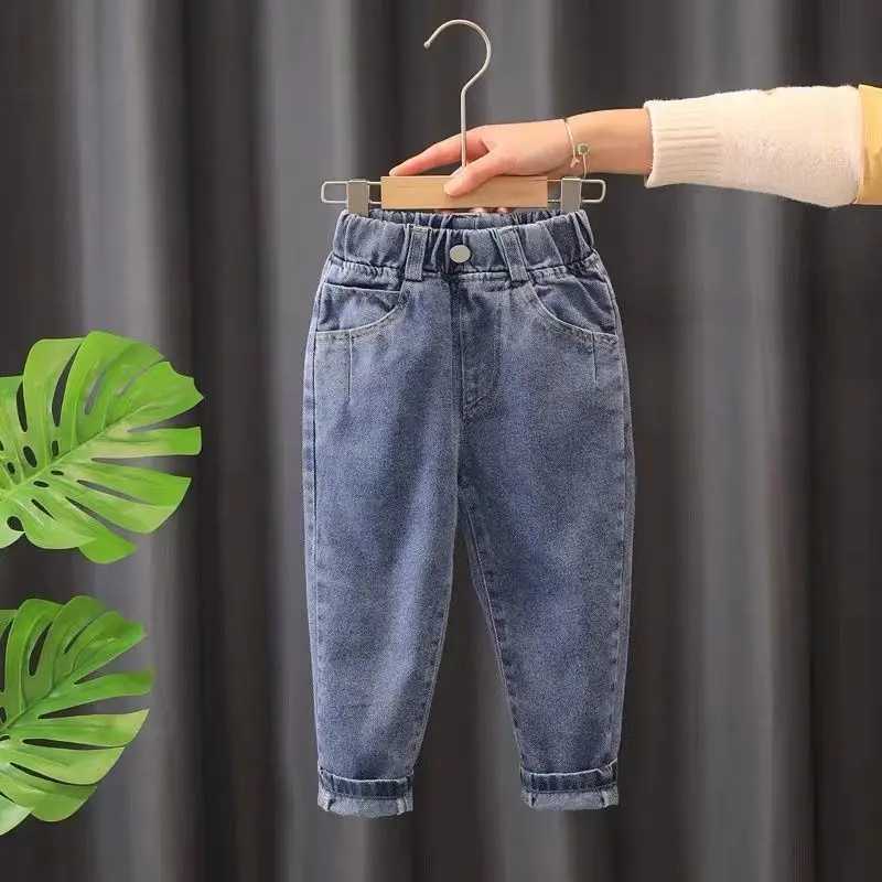 Jeans Boys Jean Pants Long Trousers Cotton 2024 New Spring Autumn Babys Kids Pants High Quality Childrens Clothing