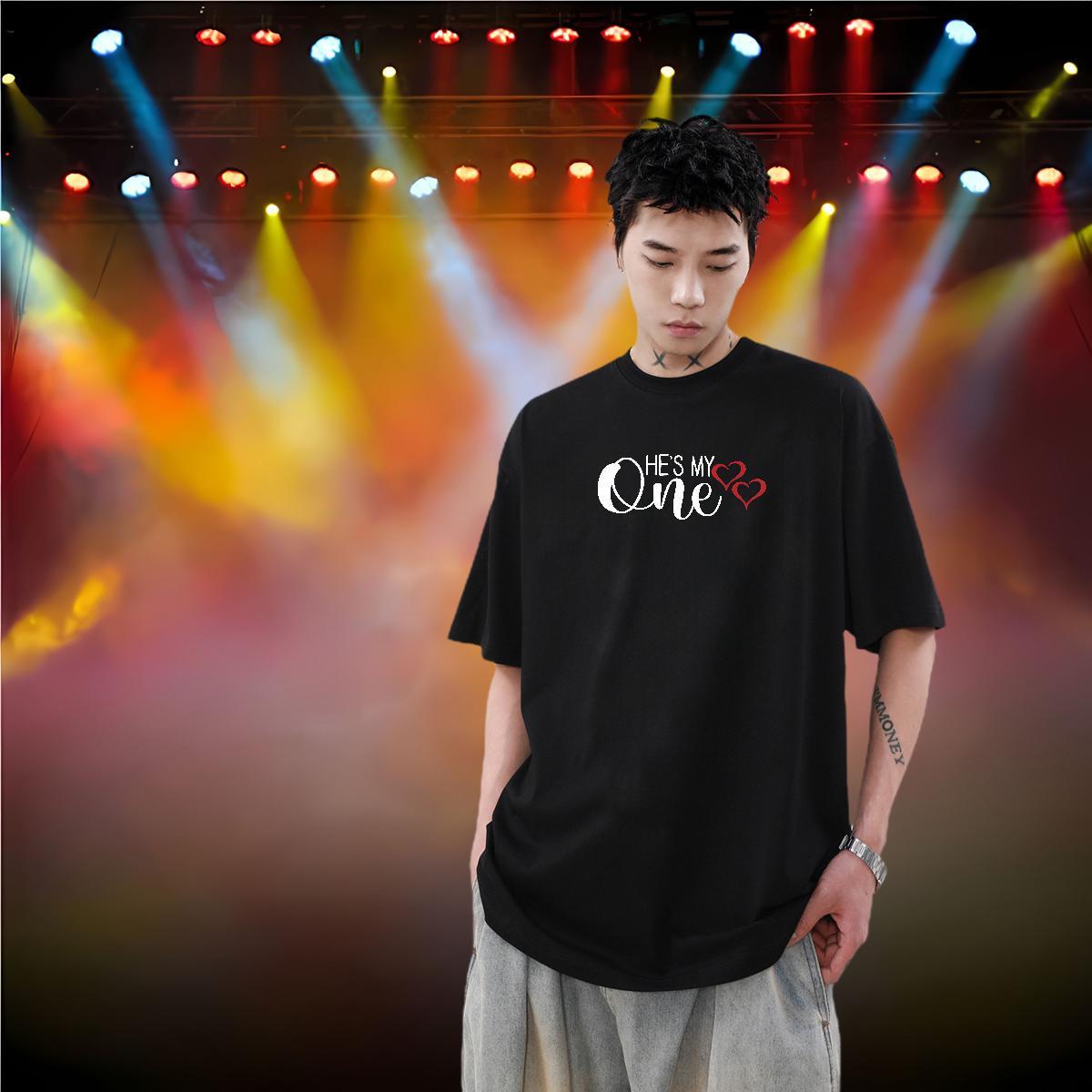 Fashion Design Mens T Shirts letter Tops 230g Pure Cotton Daily Outfit Popular Custom Cartoon Breathable Short Sleeve Tshirts