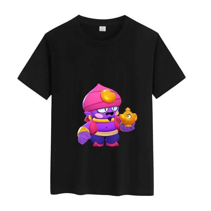 Summer l printing cosplay anime star childrens T-shirt clothing Leon Spike clothing cotton childrens clothing fun casual T-shirt topW240718