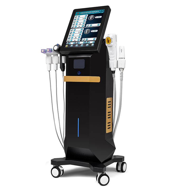 Hot Hot 2025 Upgrade Version 4 In 1 Ice HIFU Anti-Aging RF Microneedle Skin Firming 12D Vmax Wrinkle Removal Single/Multi-Row Point Ultrasound Fine Li