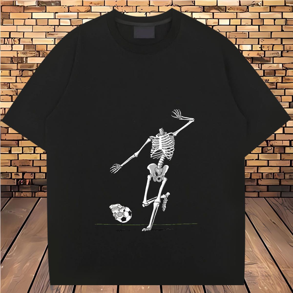 2024 Designer Mens T Shirts skull Tops 230g Cotton Spring Summer High Quality Custom Printing O Neck Short Sleeves Mens Tshirts